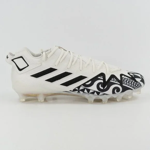 Men Size 16 - Adidas Adizero Freak 22 Polynesian Bowl White Football Cleats. Men Size 16 - Adidas Adizero Freak 22 Polynesian Bowl White  main image 3